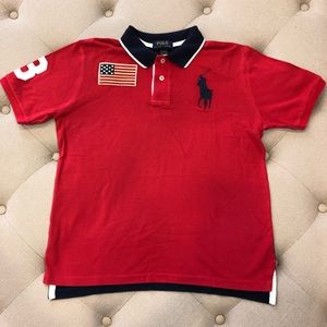 Polo by Ralph Lauren Red White Blue Polo